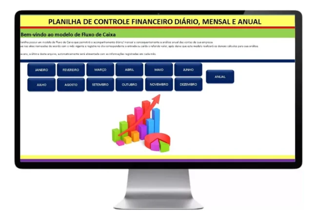 Controle Financeiro Diario Mensal Anual
