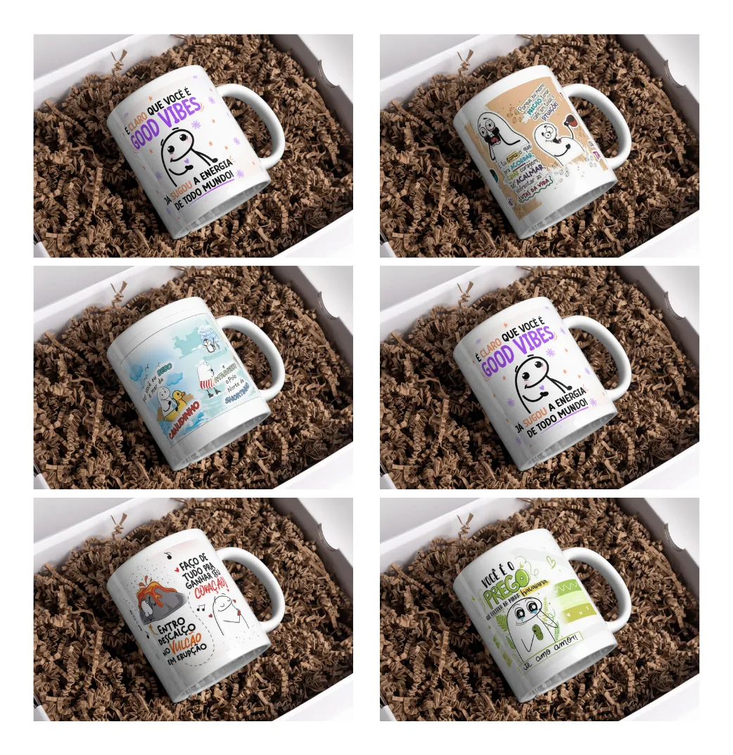 Pack De Artes Flork Bento +3000 Artes Para Canecas