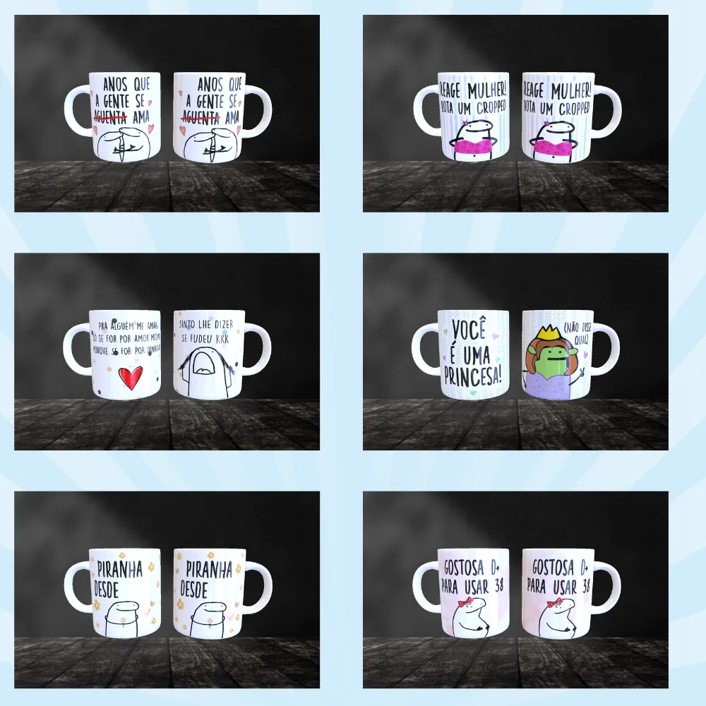 Pack De Artes Flork Bento +3000 Artes Para Canecas