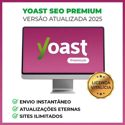 Plugin Yoast Seo Premium – Envio Instantâneo