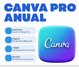 Canva Pro Anual + Bônus