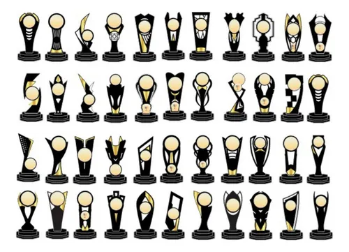 Combo Vetores 67 Troféus Corte Laser Dxf Cdr Mdf + Brindes