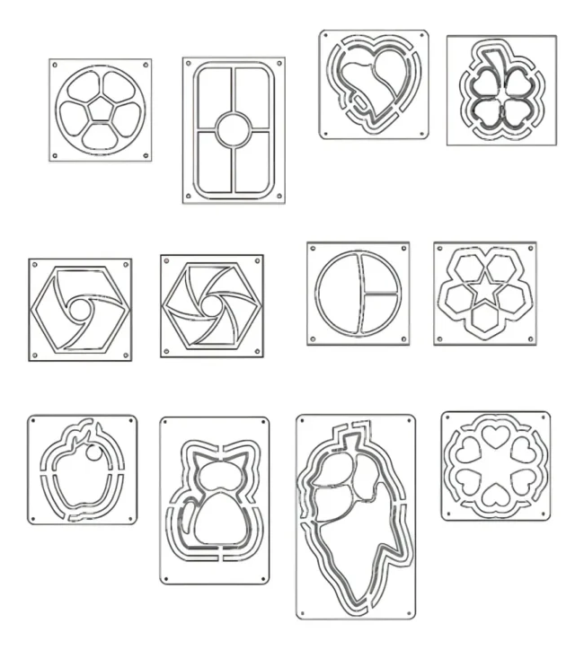 MEGA Pack com Vetores CNC Tábua Petisqueira Router Cnc Digital