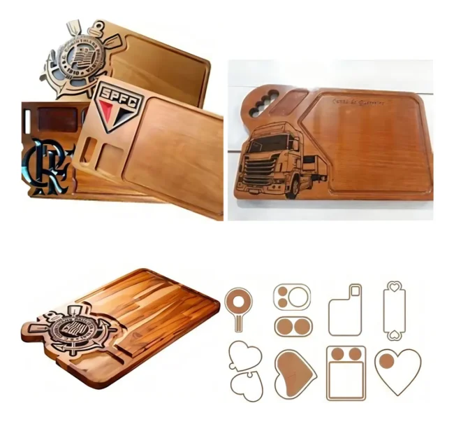 MEGA Pack com Vetores CNC Tábua Petisqueira Router Cnc Digital