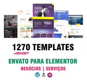 1270 Templates Elementor Pro - Serviços E Negócios