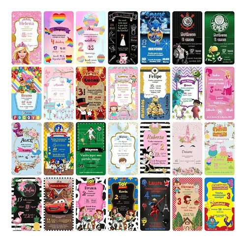 Pack Canva Convites Digitais 500 Artes Editáveis