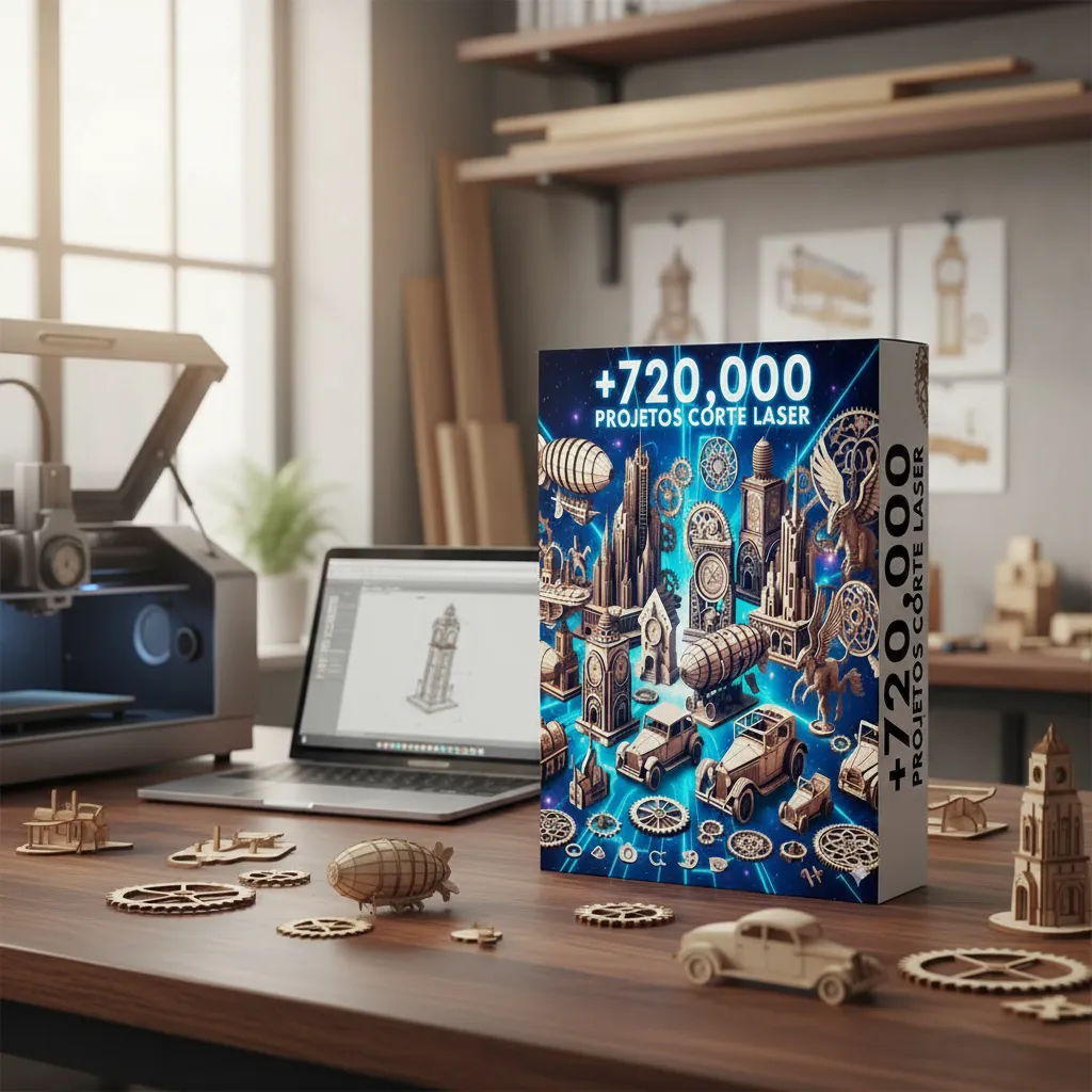 Pacote 720 Mil Vetores Corte Laser