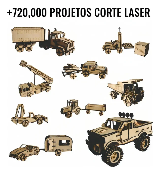 Pacote 720 Mil Vetores Corte Laser
