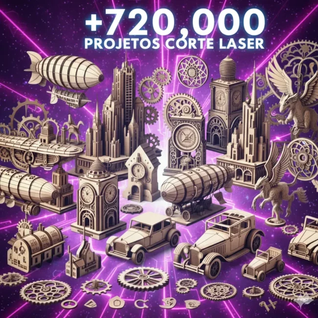 Pacote 720 Mil Vetores Corte Laser