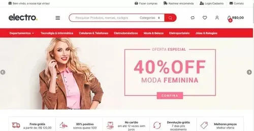 Loja Virtual Completa Responsiva