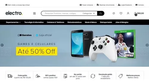 Loja Virtual Completa Responsiva