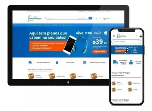 Loja Virtual Completa Responsiva