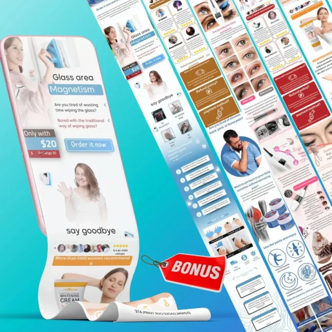 +350 Landig Page Paginas De Vendas Editavel Canva + Bonus