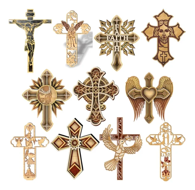 Kit Vetores Religiosos Eucaristia Batizado Corte Laser Mdf