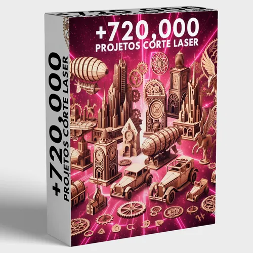 Pack 720 Mil Vetores Arquivos Corte Laser Mdf, Router, Cnc
