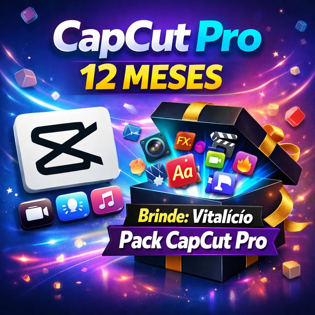 Pack Capcut Pro 12 Meses Anual + Brinde