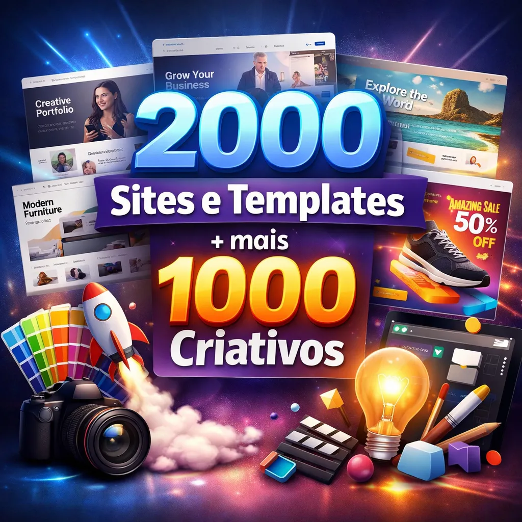 Pacote 2000 Sites E Templates Mais Mil Criativos Canva