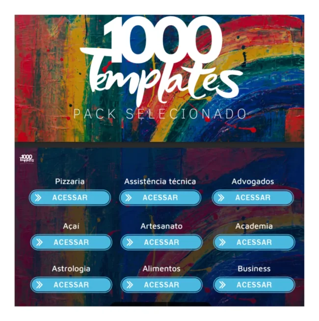 Pacote 2000 Sites E Templates Mais Mil Criativos Canva