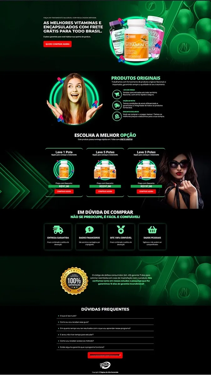 Mega Pack De 1.000+ Landing Pages 100% Editáveis + Bônus