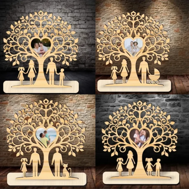 Pacote Arquivos Vetores Porta Retrato Mdf Corte Laser+brinde