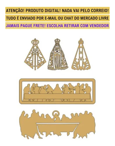 Combo Arquivos De Vetores Religioso Corte Laser Mdf+ Brindes