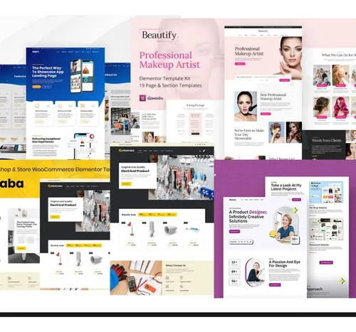 Pack 10 Mil Templates Sites Prontos WordPress Elementor