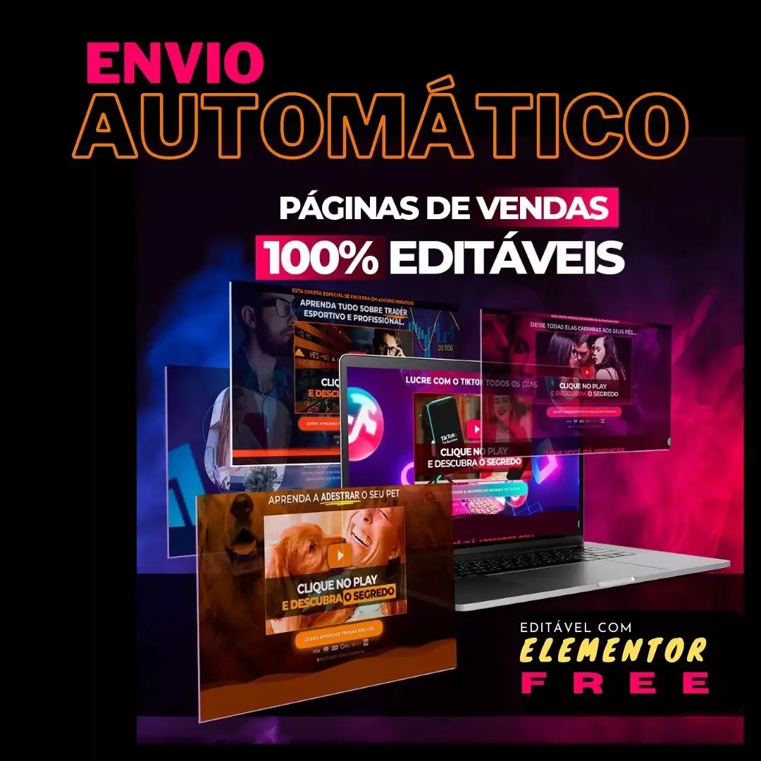 Super Pack +693 Templates Páginas De Vendas Elementor Editáv