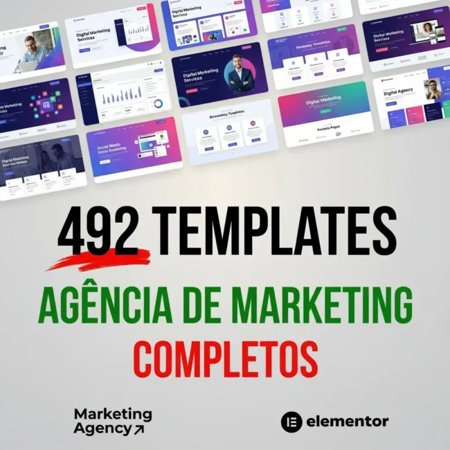 492 Templates Elementor Pro – Agência De Marketing