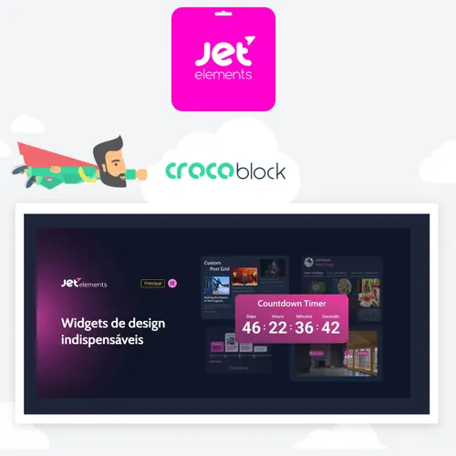 Pack Design Elementor Pro + 19 Plugins Jetengine + Brindes