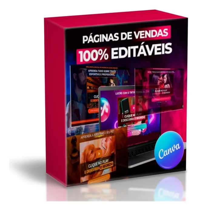 Templates Canva Páginas De Venda E Checkout+bônus Exclusivo