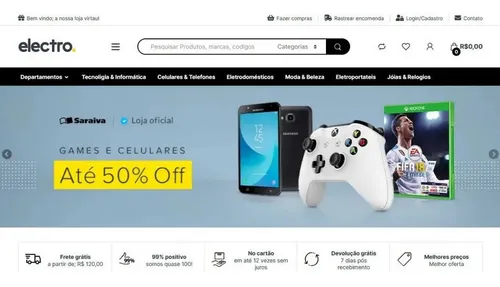 Loja Virtual Completa Responsiva