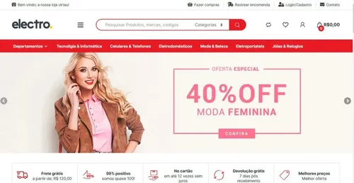 Loja Virtual Completa Responsiva