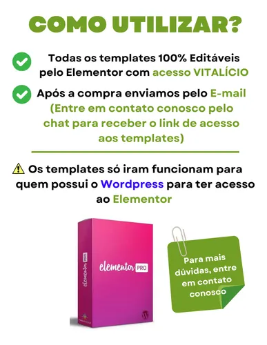 Pack Landing Pages Templates Elementor