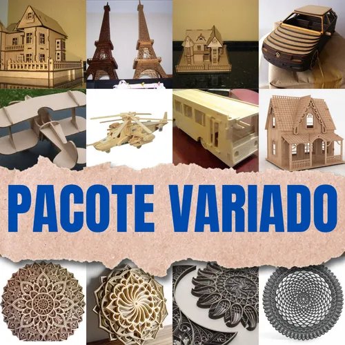 Pacote 80Mil Vetores CNC Laser