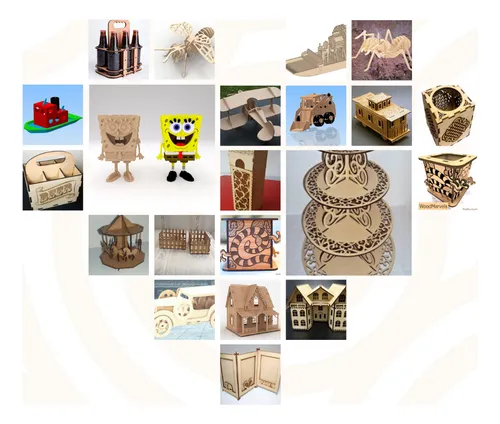 Pacote 80Mil Vetores CNC Laser