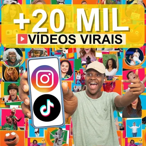 Pacote 20Mil Videos TikTok Insta