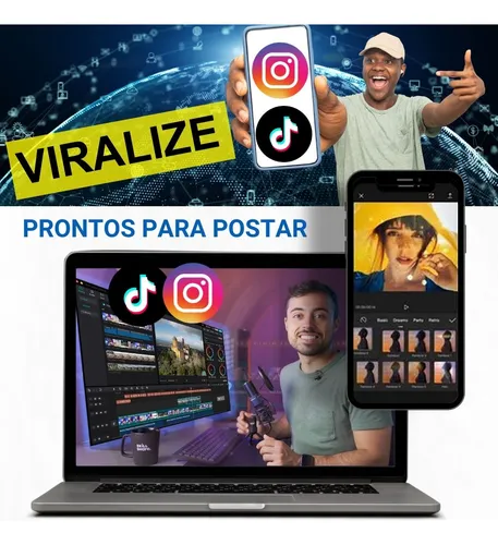 Pacote 20Mil Videos TikTok Insta