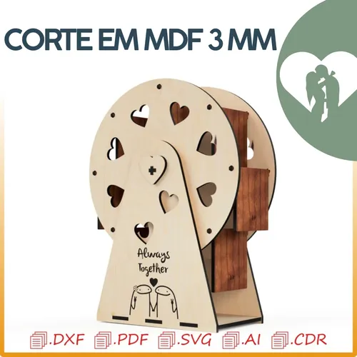 Vetor Roda Fotos CNC Laser