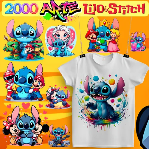 Pack 2000 Artes Lilo Stitch