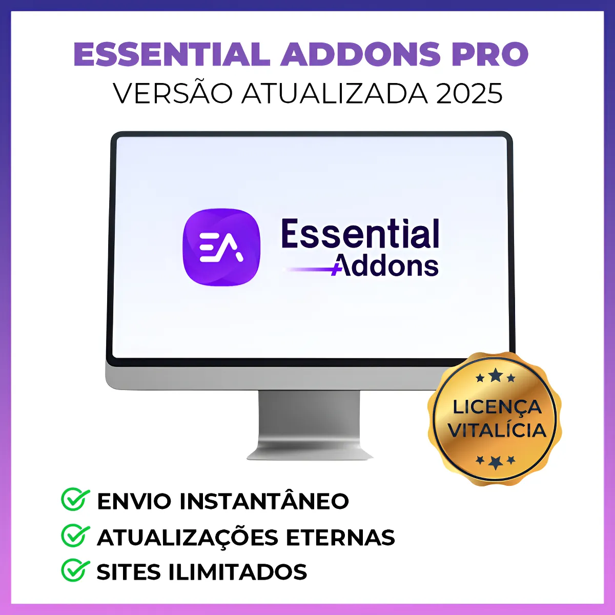Essential Addons Elementor Pro Licença Vitalicia
