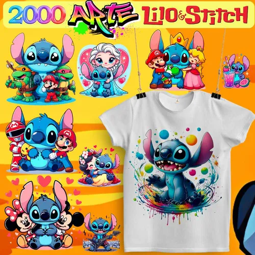 Pack 2000 Artes Lilo Stitch v2