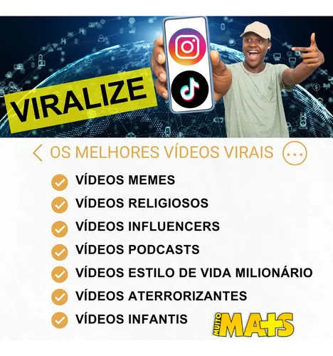 Kit 20Mil Videos TikTok Instagram