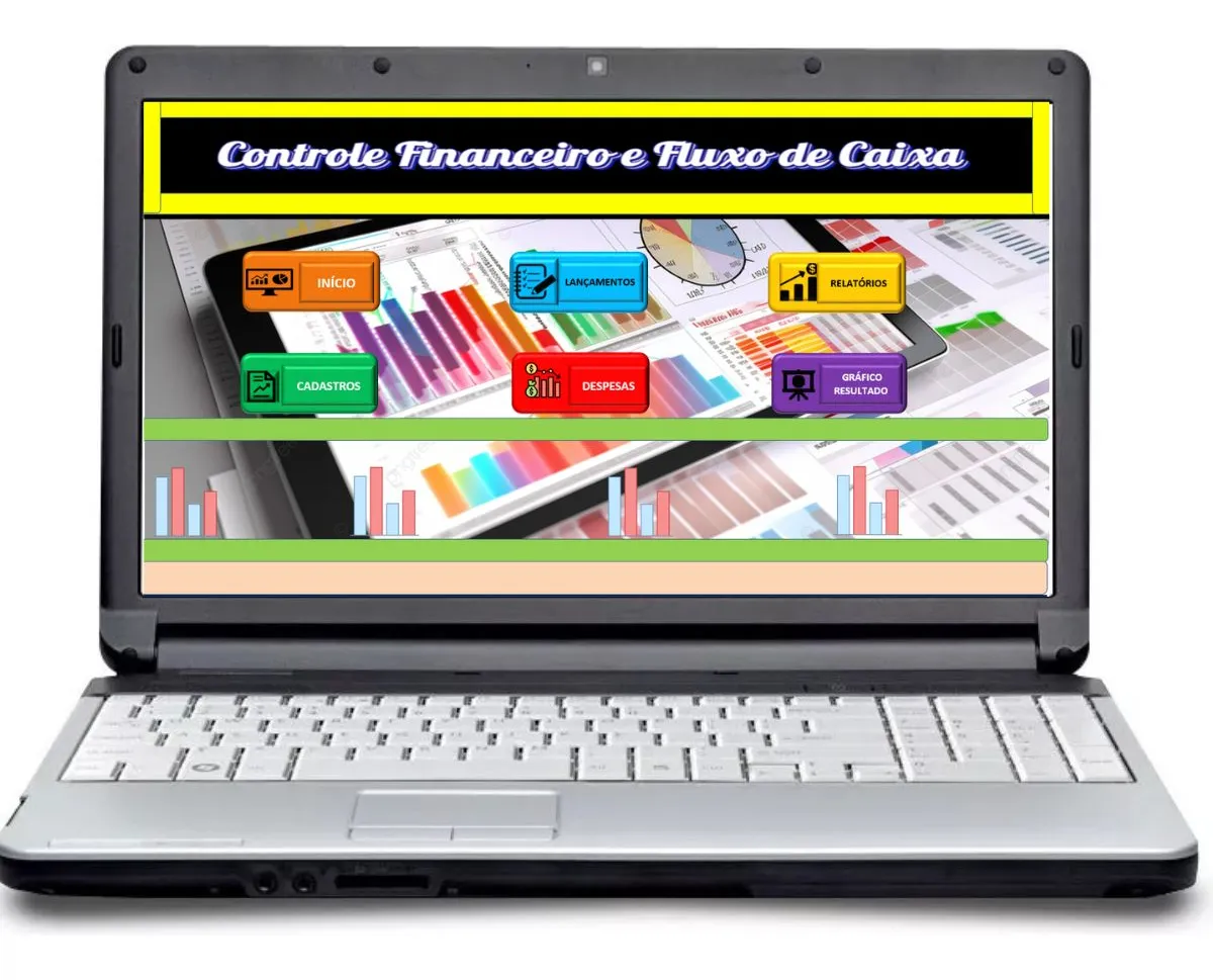 Controle Financeiro Fluxo Caixa 8Mil Planilhas
