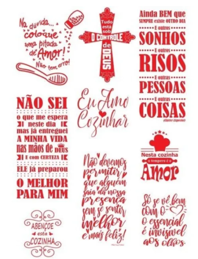 Pacote Vetores Frases Cozinha Cafe Adesivos Laser Router Cnc