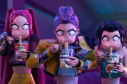 Guerreiras Do K-pop – Adesivo Para Cup Noodles