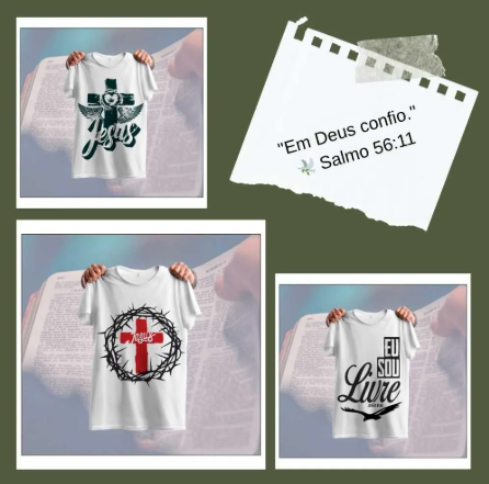 Pack +300 Artes Gospel Para Camisetas | Sublimação Cristã