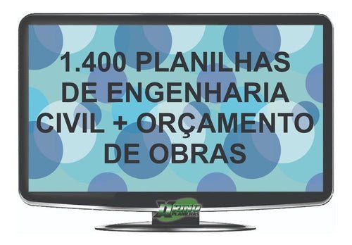 1.400 Planilhas De Engenharia Civil + Orçamento De Obras