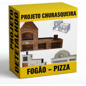 Projetos De Churrasqueiras - Fogão A Lenha E Forno Pizza