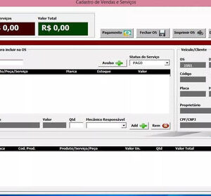 Sistema Para Oficinas Mecânicas Feito Em Excel