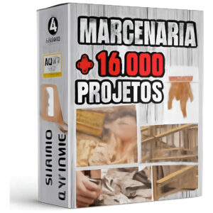 Pack 16.150 Projetos De Marcenaria + Curso Em Vídeo